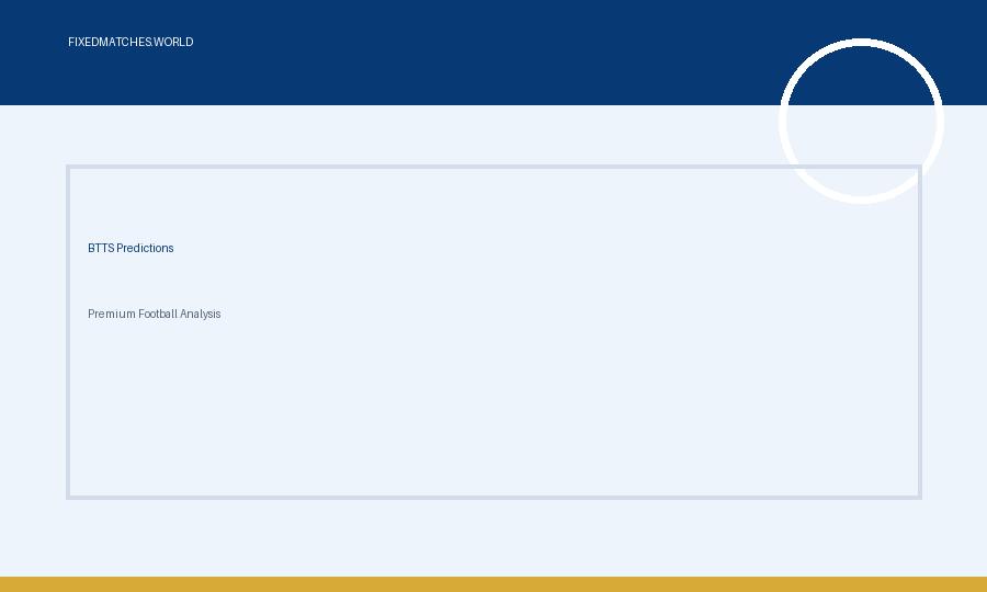 BTTS Predictions